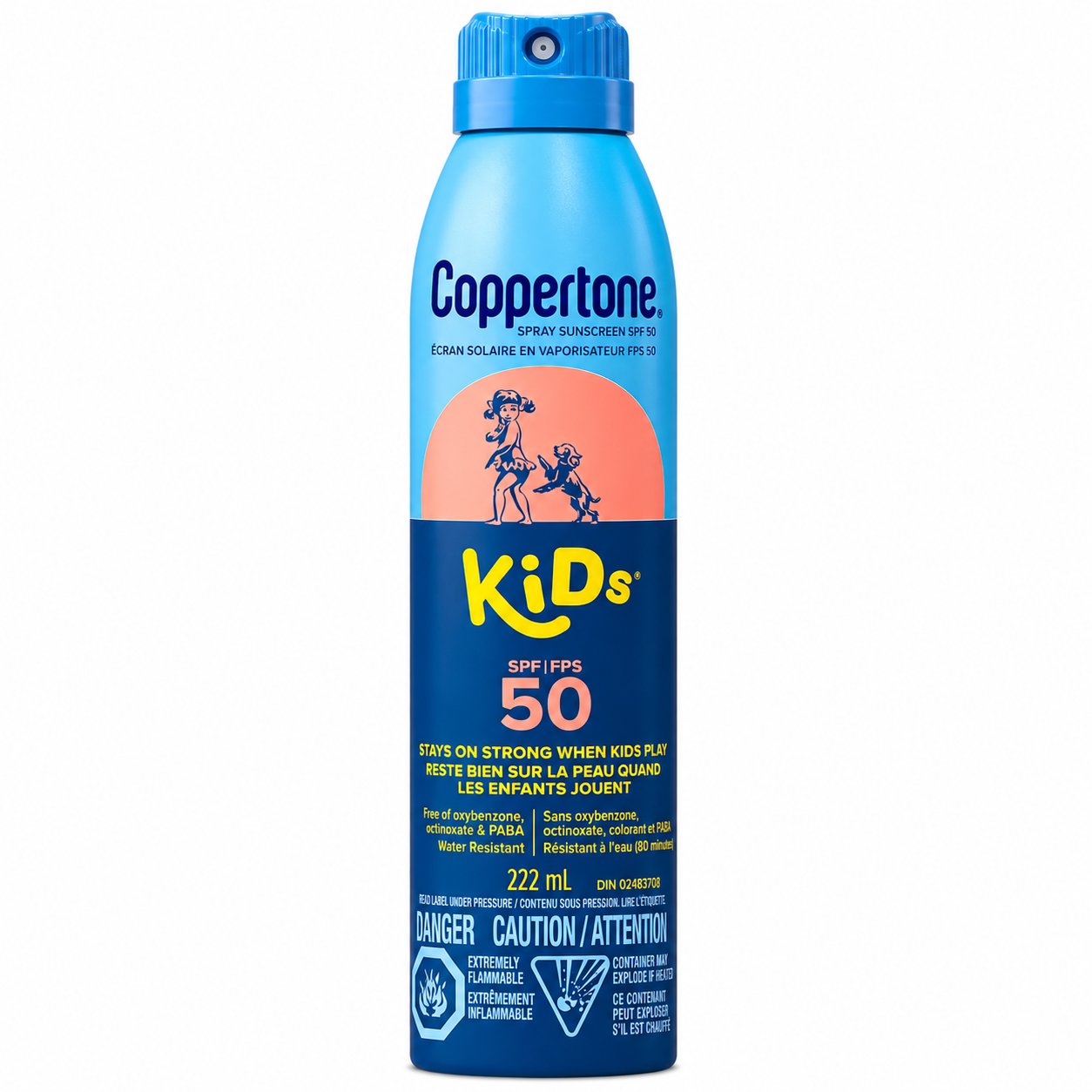 Coppertone Kid's Sunscreen Spray SPF 50 222ml