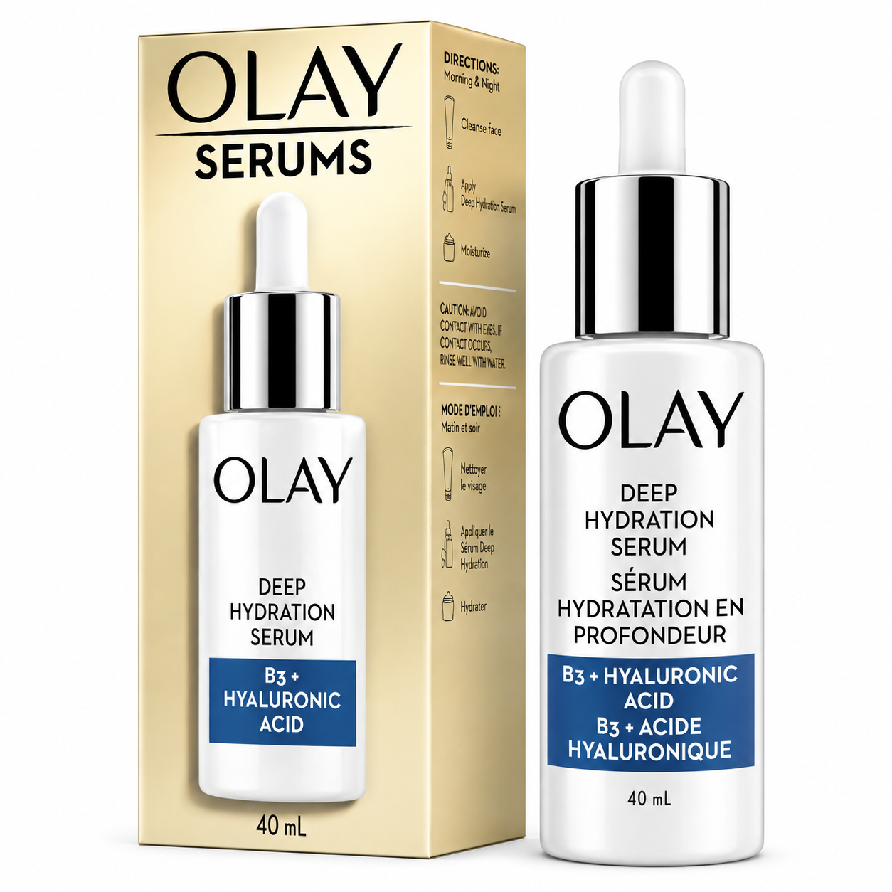 Olay Serums Deep Hydration Serum B3+Hyaluronic Acid 40ml