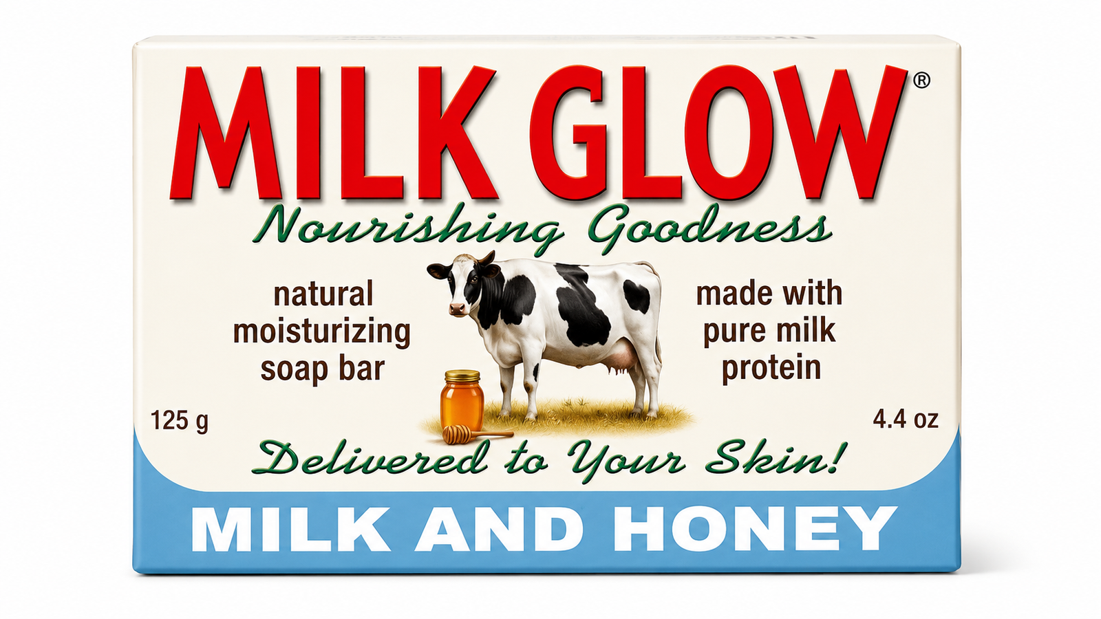 Milk Glow Milk and Honey Natural Moisturizing Soap Bar 125g