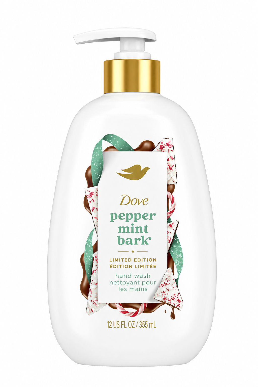 Dove Pepper mint Bark Limited Edition Hand Wash 355ml