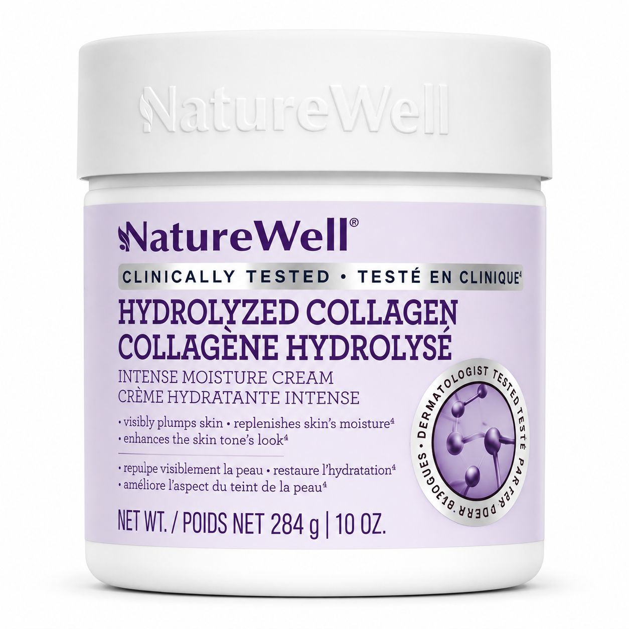 NatureWell Hydrolized Collagen Intense Moisturizing Cream 284g