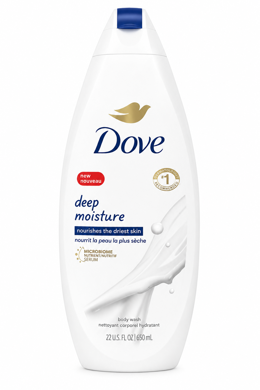 Dove Deep Moisture Body Wash 650ml