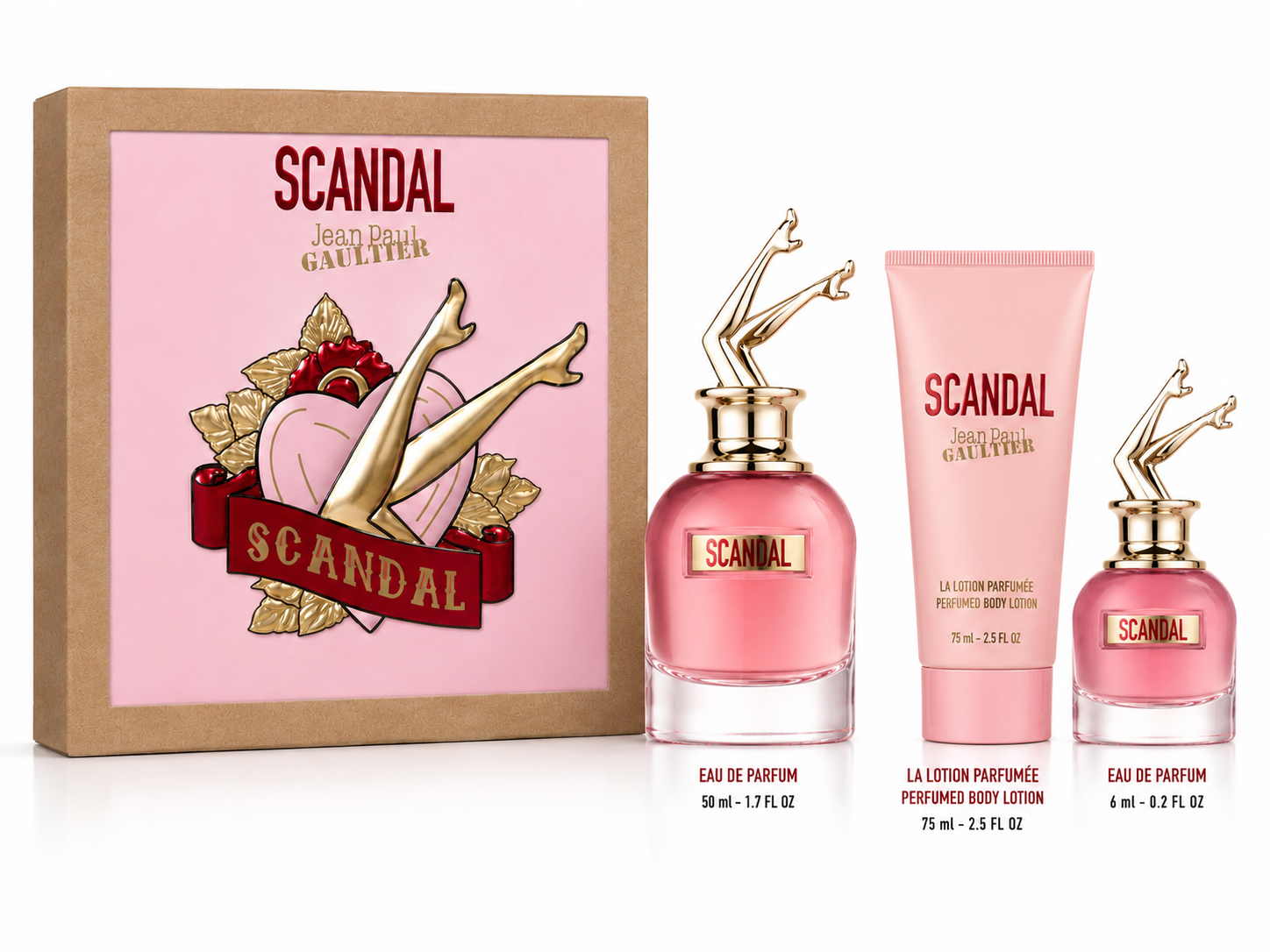 Jean Paul Gaultier Scandal 3pc Set 50ml Edp Women