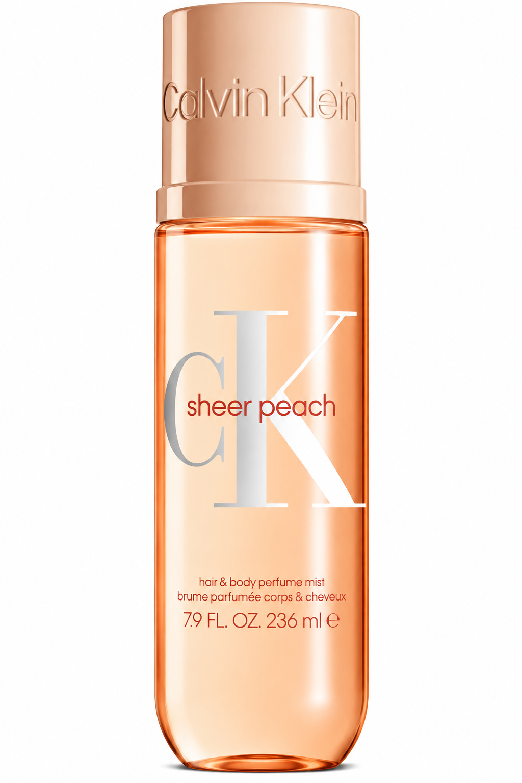 Calvin Klein Sheer Peach Hair & Body Perfume Mist 236ml Women