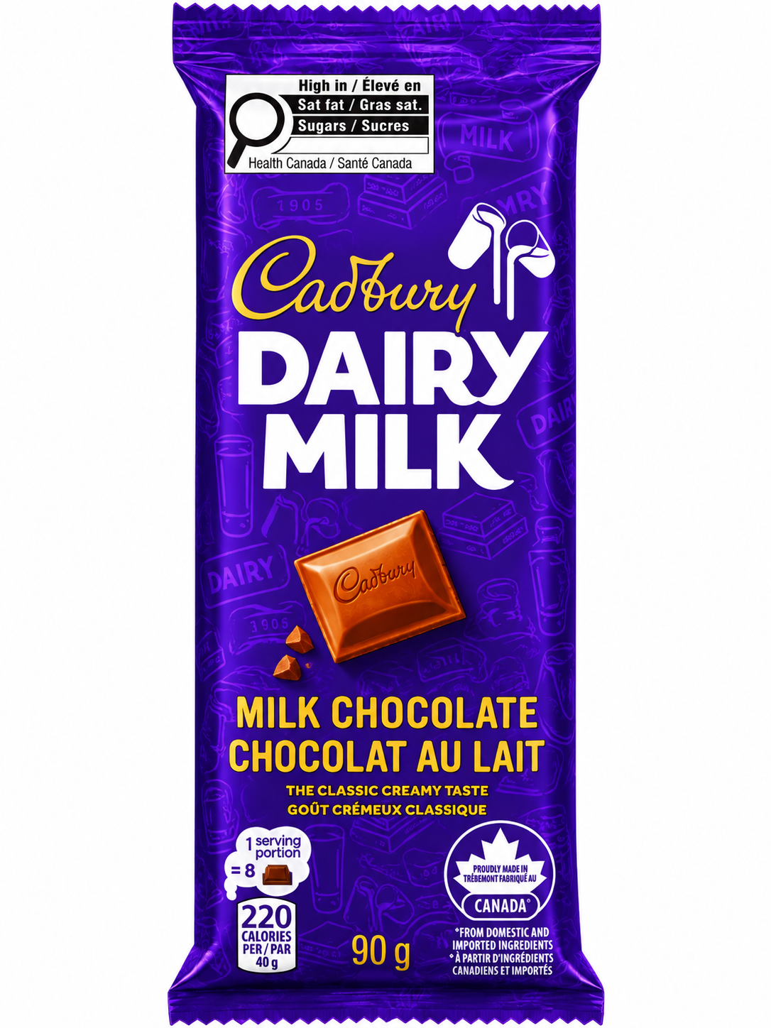 Cadbury Dairy Milk Classic Milk Chocolate 90g
