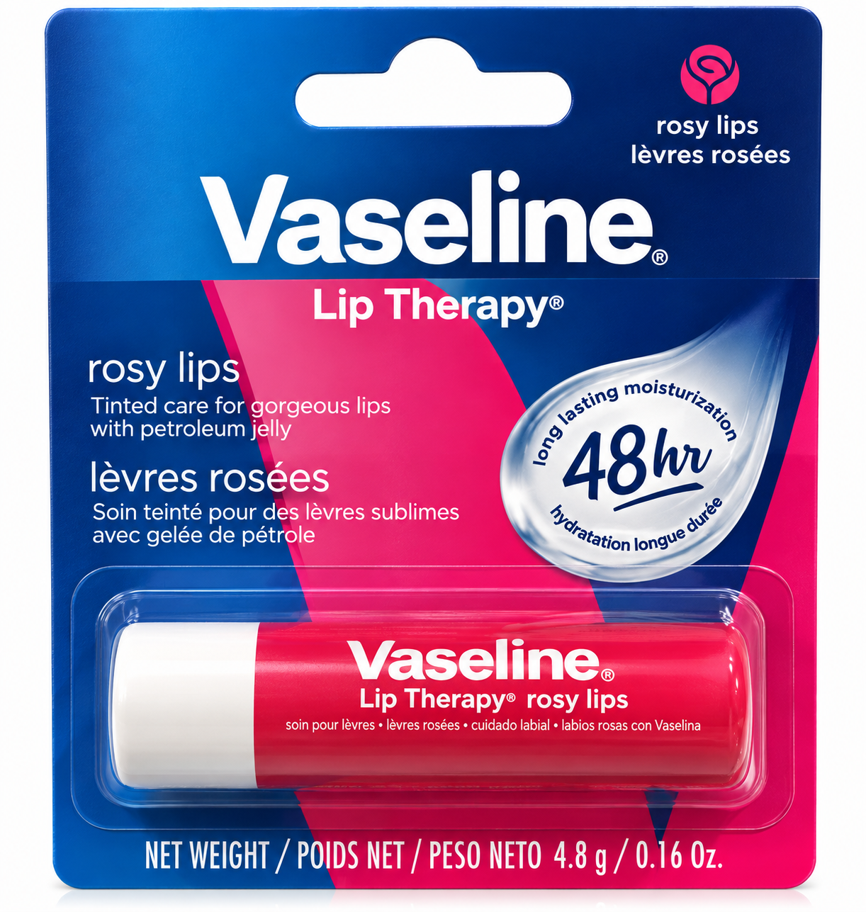 Vaseline Lip Therapy Rosy Lips 4.8g