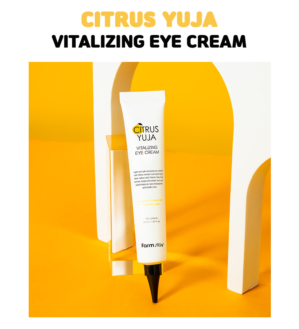 Farmstay Citrus Yuja Vitalizing Eye Cream (45ml)