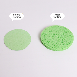 Compressed Cellulose Facial Sponge (10pcs) 3 Colors