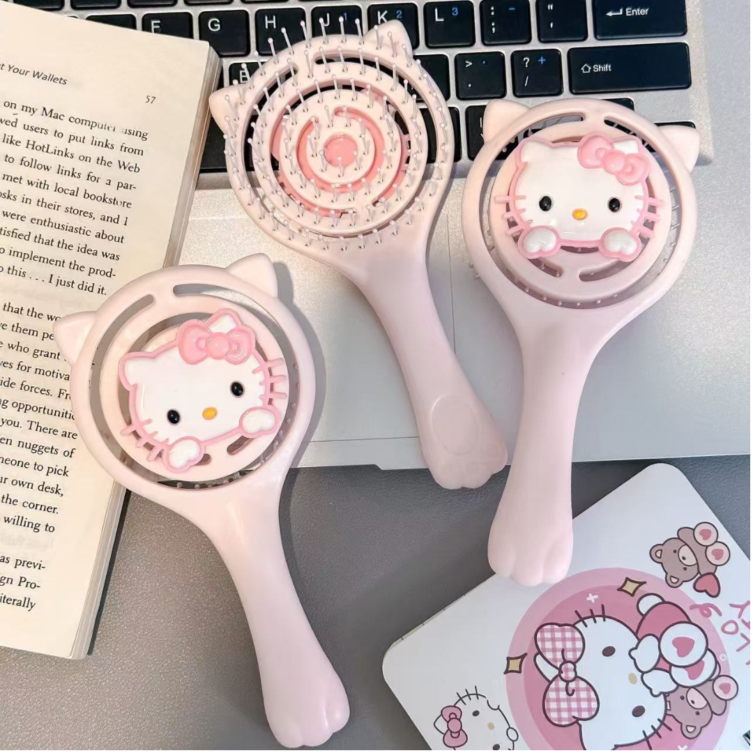 Cute Cat-Shaped Vent Volume Hair Brush