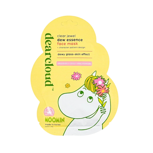DEARCLOUD Moomin Clear Jewel Dew Essence Face Mask-Yellow (1 sheet)