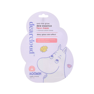 DEARCLOUD Moomin Sea Me Glow Dew Essence Face Mask-Purple (1 sheet)