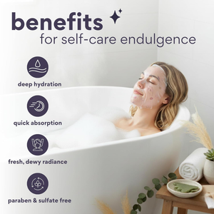 DEARCLOUD Moomin Sea Me Glow Dew Essence Face Mask-Purple (1 sheet)