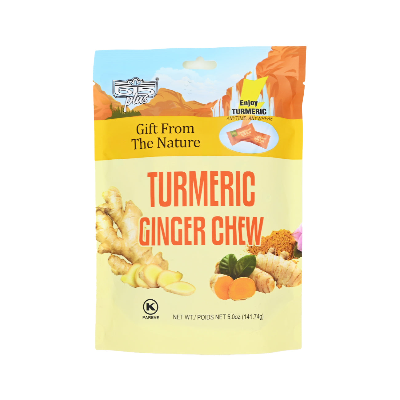 Turmeric Ginger Chew 141.7g Lisa's Cosmetics popup shop