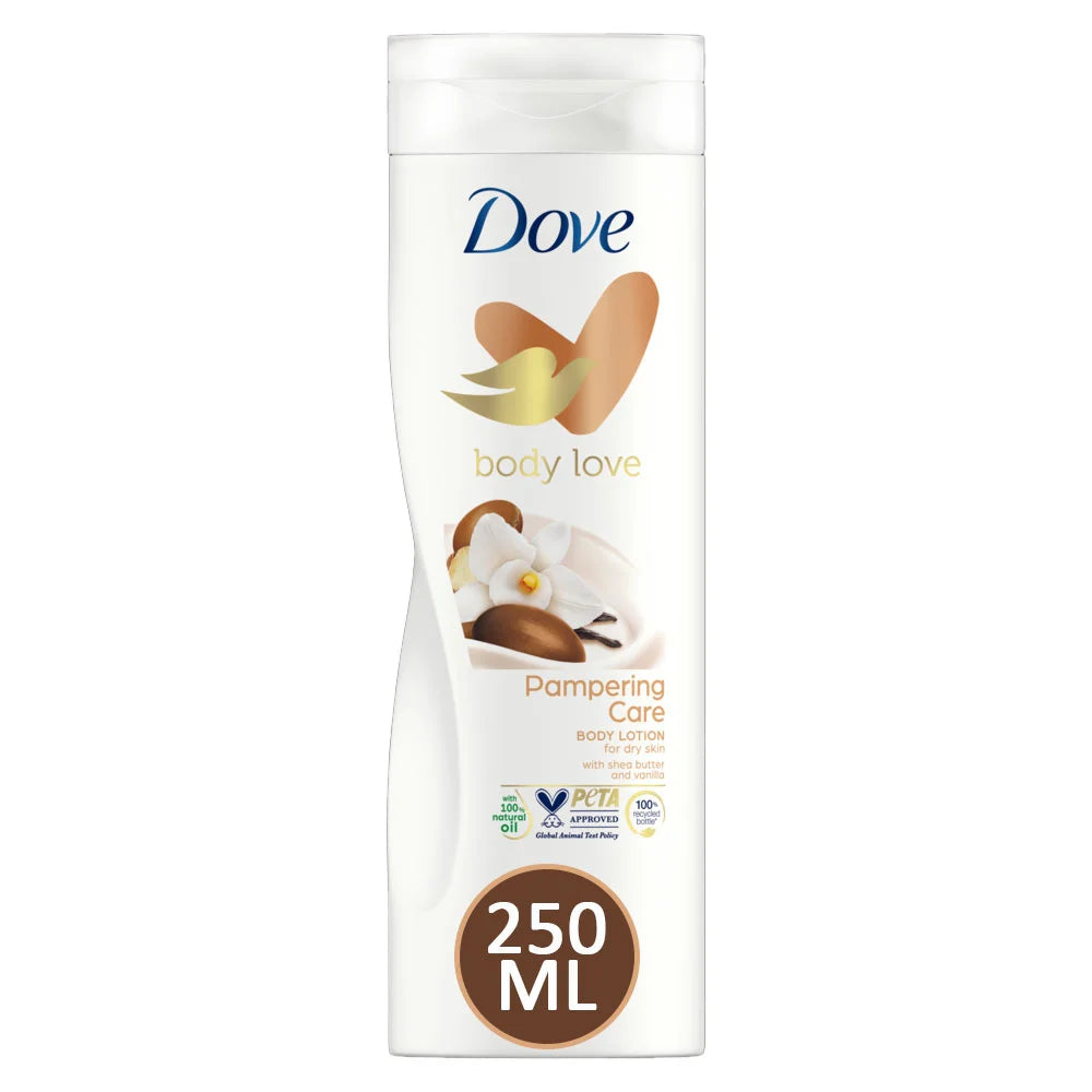 Dove Body Love Pampering Care Body Lotion with Shea Butter & Vanilla 250ml