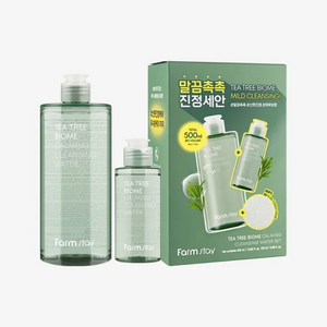 Farmstay Tea Tree Biome Calming Cleansing Water Special Set (400ml+100ml)