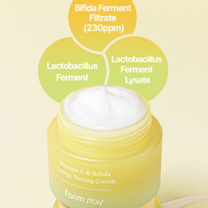 Farmstay Vitamin C & Bifida Energy Toning Cream (100ml)