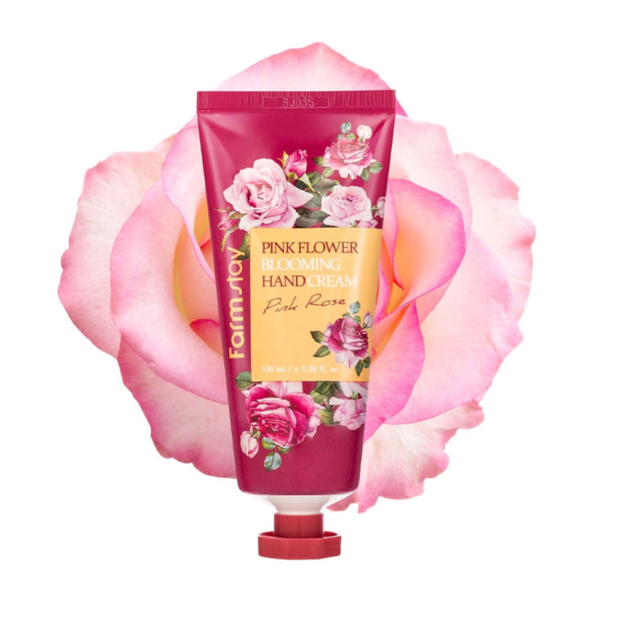 Famstay Pink Flower Blooming Hand Cream Rose (100g)