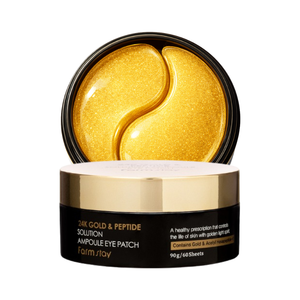 Farmstay 24K Gold & Peptide Solution Ampoule Eye Patch (60 Sheets)