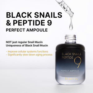 Farmstay Black Snail & Peptide 9 Perfect Ampoule (35ml)