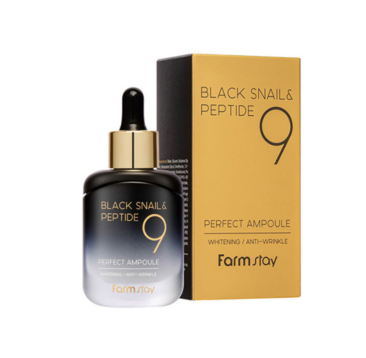 Farmstay Black Snail & Peptide 9 Perfect Ampoule (35ml)