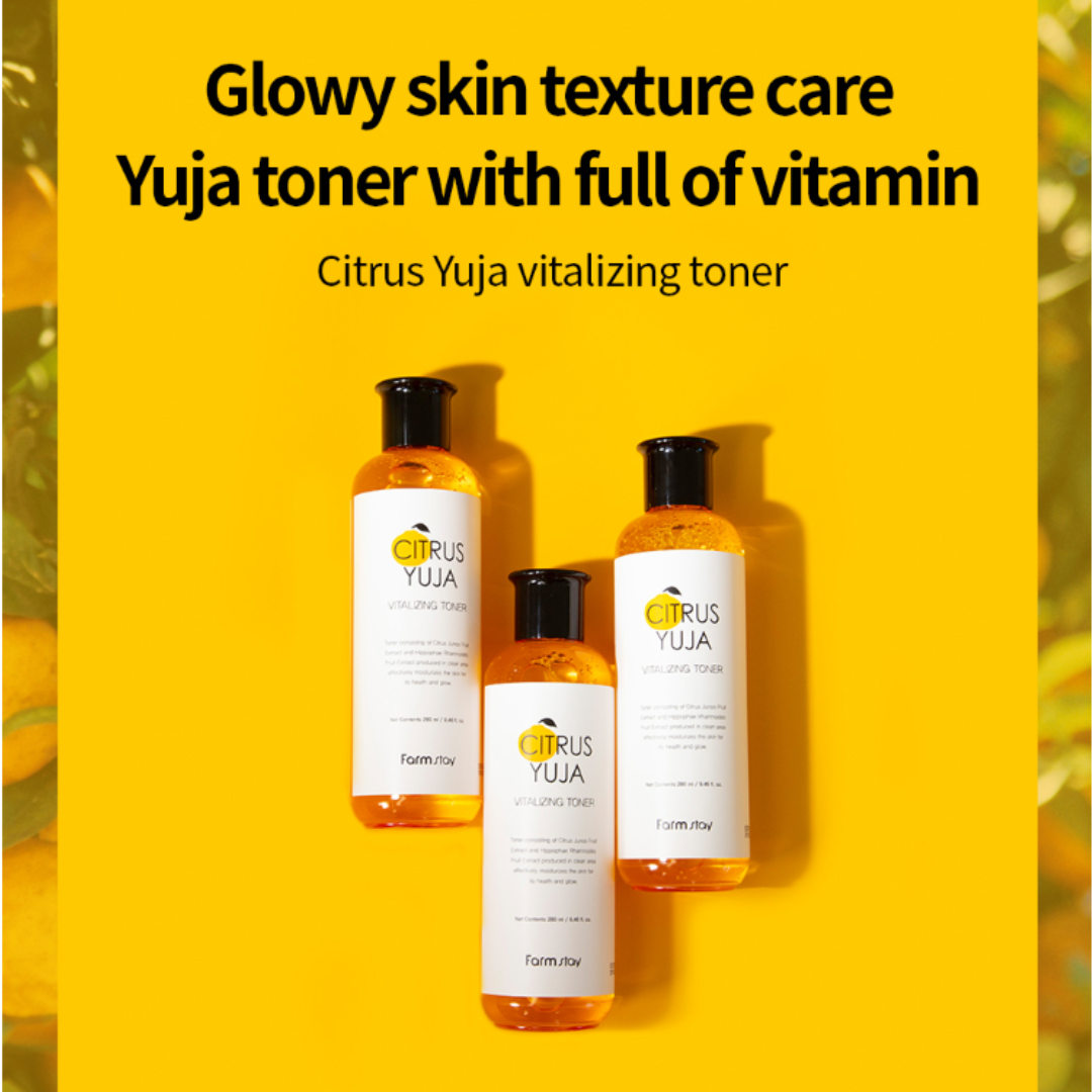 Farmstay Citrus Yuja Vitalizing Toner (280ml)