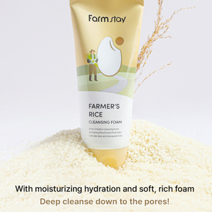 Farmstay Farmers Rice Cleansing Foam (180ml)