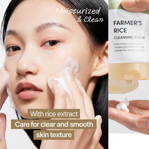 Farmstay Farmers Rice Cleansing Foam (180ml)