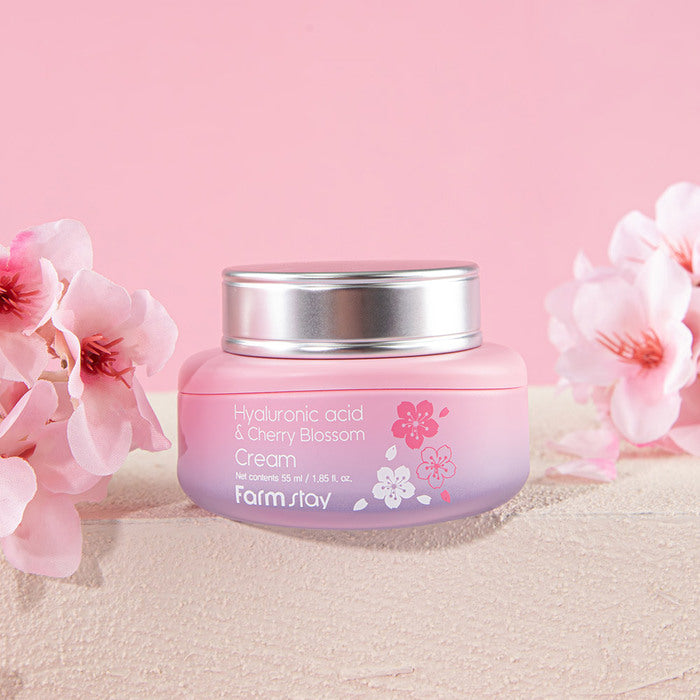 Farmstay Hyaluronic Acid & Cherry Blossom Cream (55ml)
