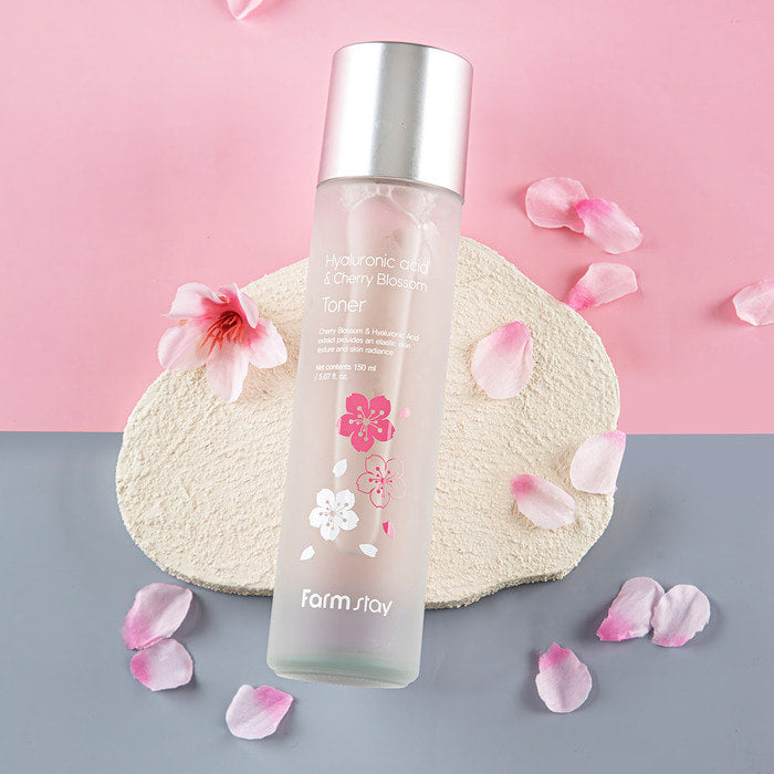 Farmstay Hyaluronic Acid & Cherry Blossom Toner (150ml)