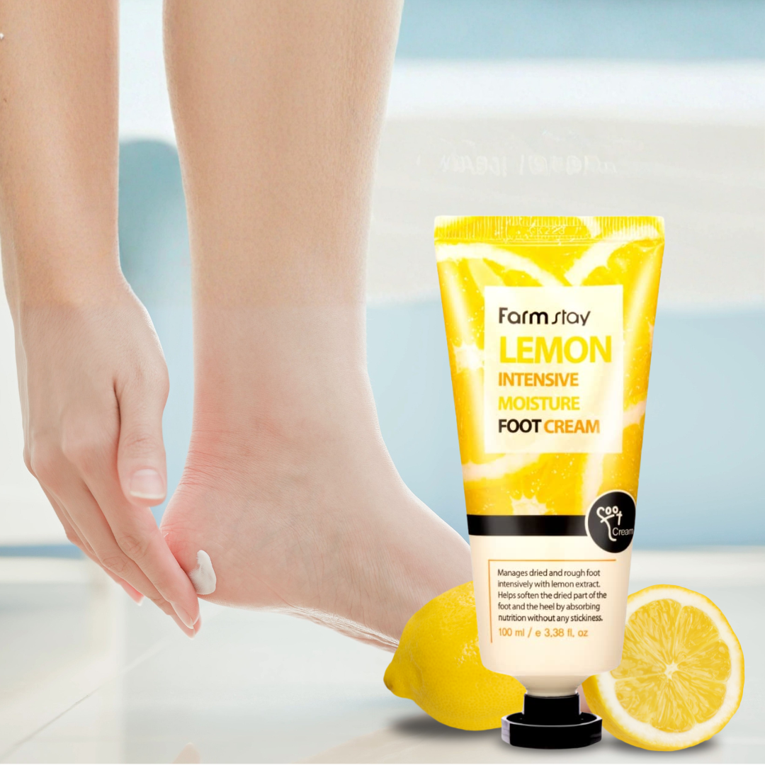 Farmstay Lemon Intensive Moisture Foot Cream (100ml)