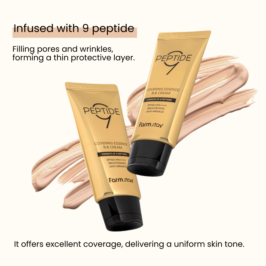 Farmstay Peptide 9 Covering Essence B.B Cream (50g)