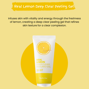 Farmstay Real Lemon Deep Clear Peeling Gel 100ml