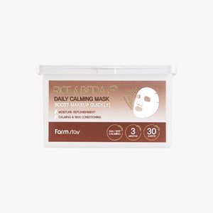 Farmstay Rice & Bifida Daily Calming Mask (30Sheets)
