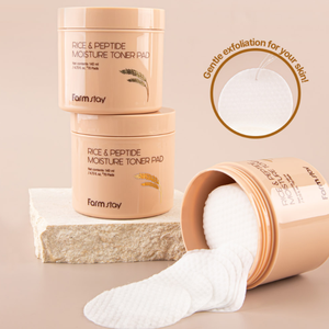 Farmstay Rice & Peptide Moisture Toner Pad (140ml / 70pads)