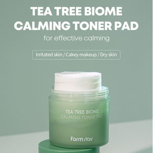 Farmstay Tea Tree Biome Calming Toner Pad (140ml / 70pads)