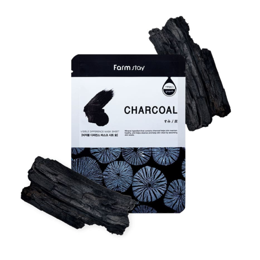 Farmstay Visible Difference Mask Sheet Charcoal (1pc)