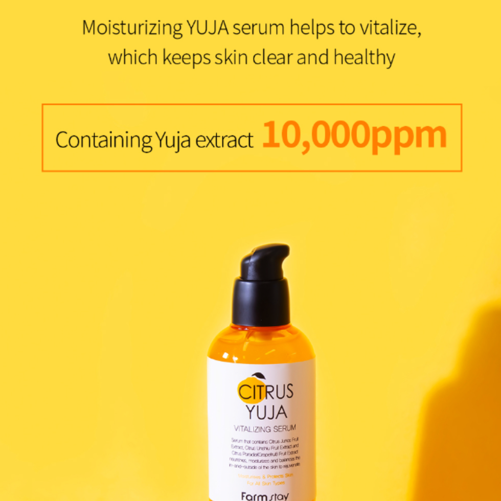 Farmstay Citrus Yuja Vitalizing Serum (100ml)