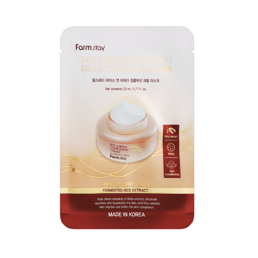 Farmstay Rice & Bifida Cream Mask (1 sheet)
