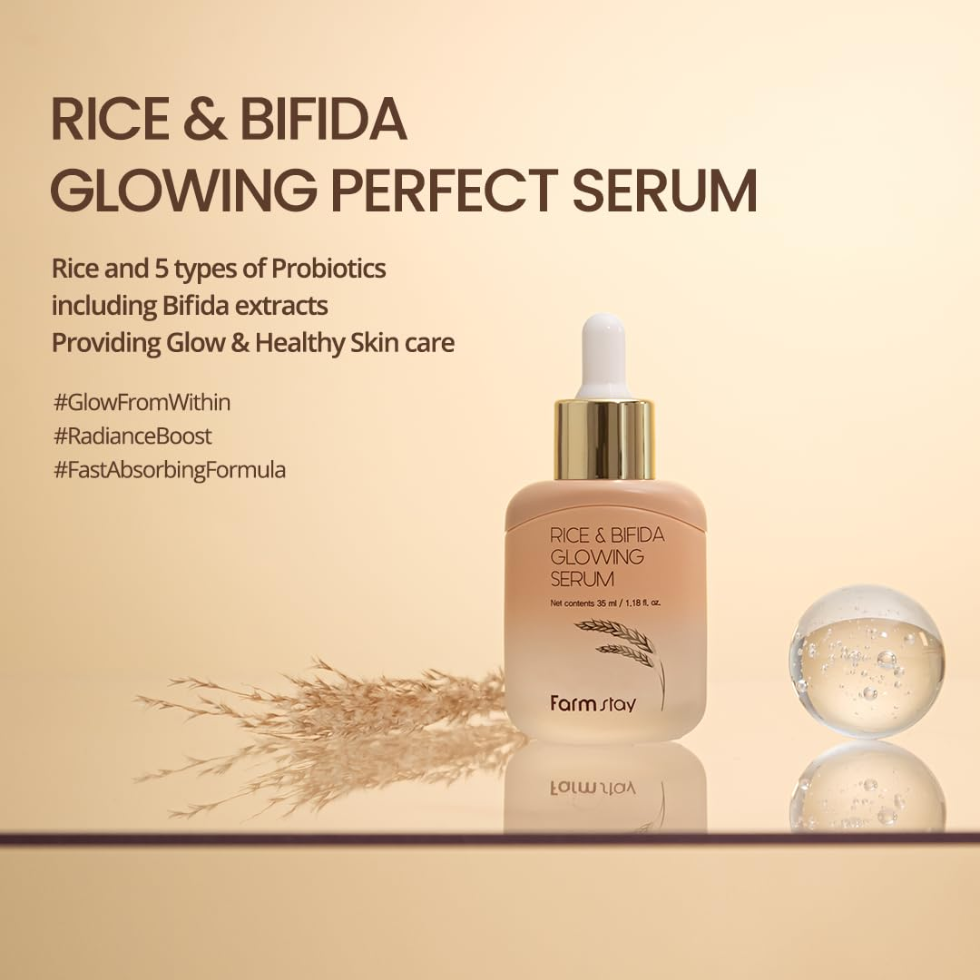 Farmstay Rice & Bifida Glowing Serum (35ml)