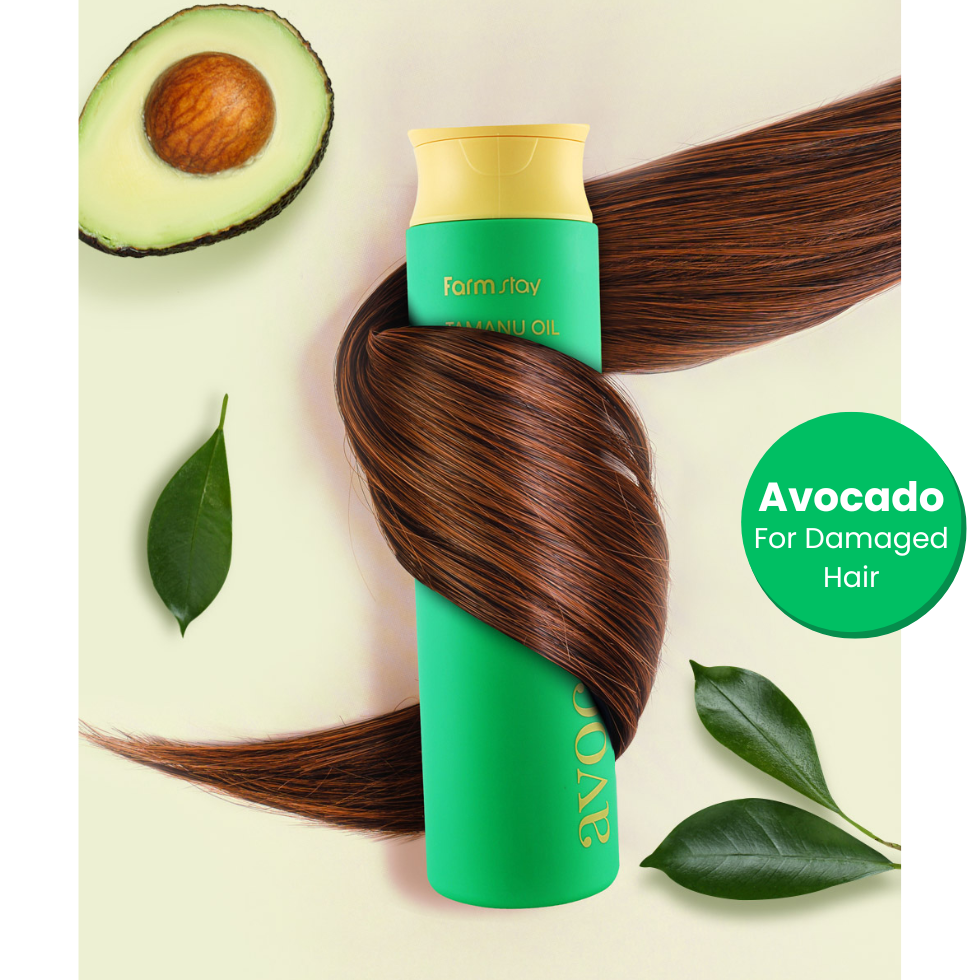 Farmstay Tamanu Oil Mild Shampoo Avocado (300ml)