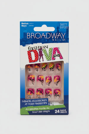 Broadway Nails Fashion Accessories Press-On Nails - 24 Nails