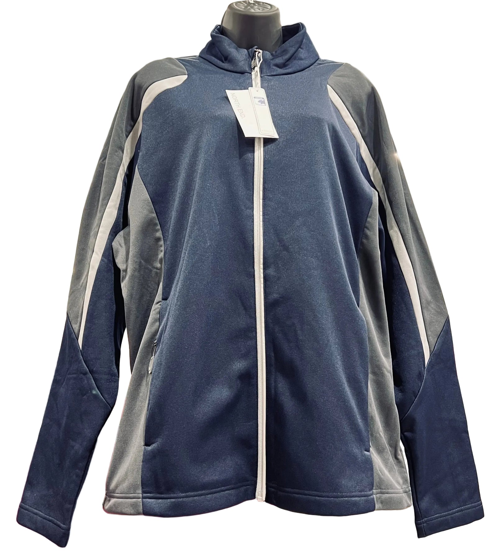 North End Spring Jacket Large (Classic Navy/Carbon/Light Gray 849) Men