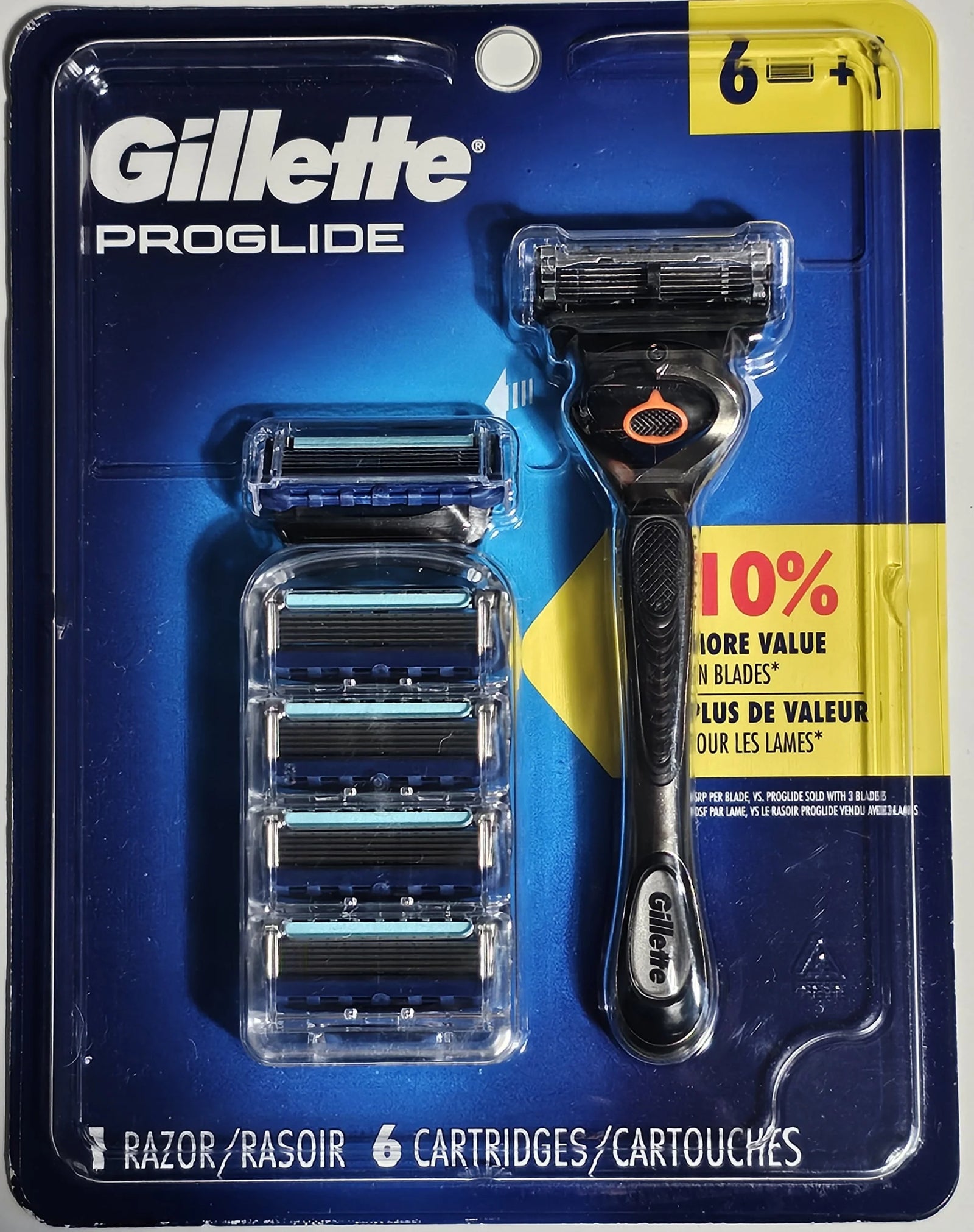 Gillette Proglide 1 Razor 6 Blades