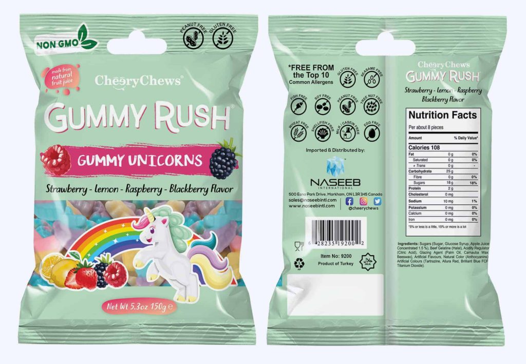 Gummy Rush 150g - Gummy Unicorns