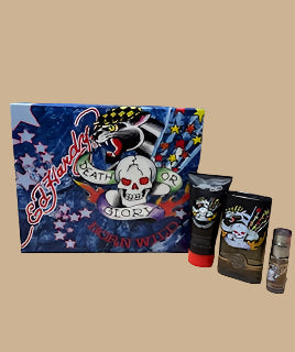 Ed Hardy Born Wild 50ml Edt 3pc Set Men