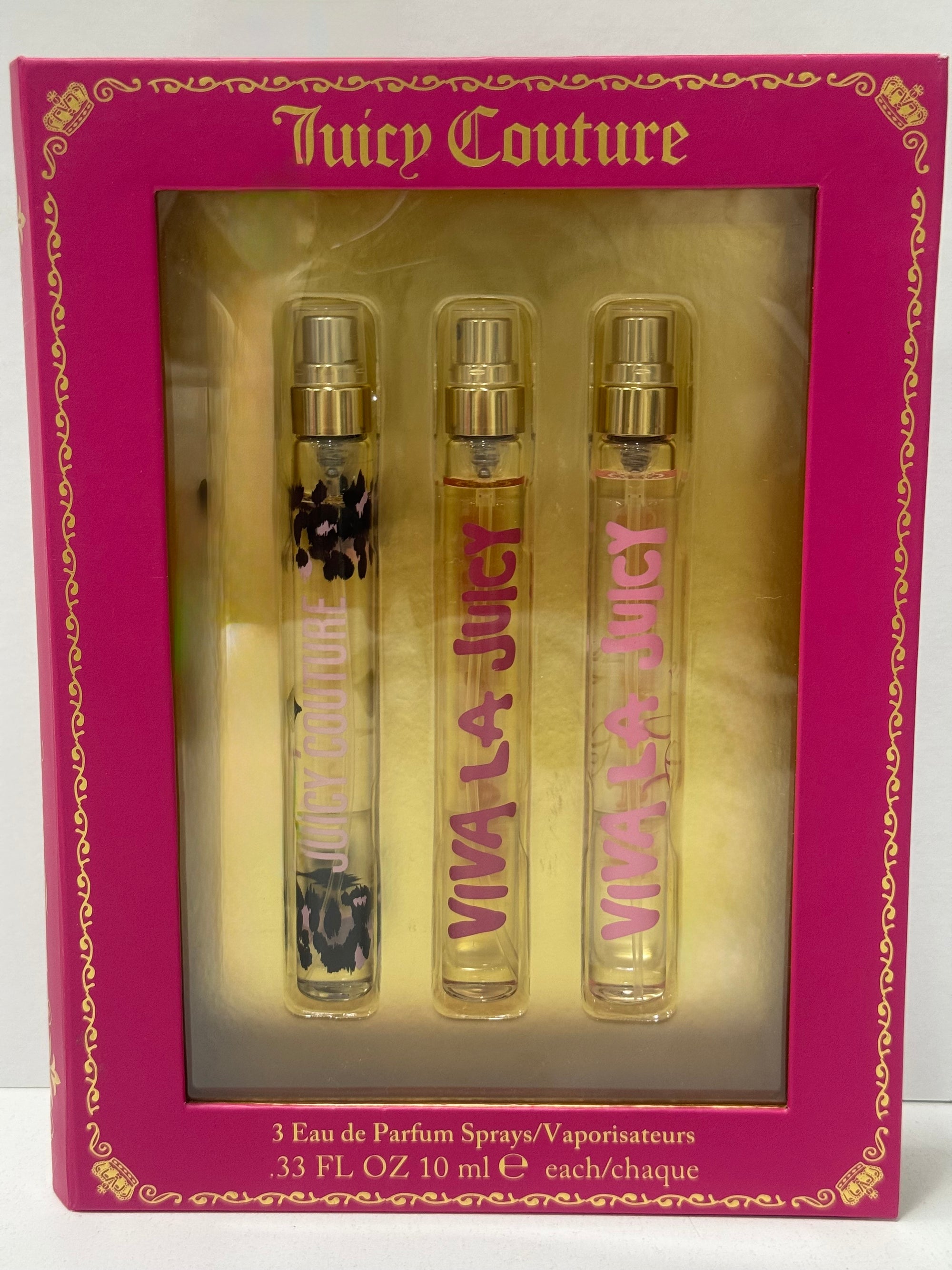 Juicy Couture Viva La Juicy 3pc Set x 10ml EDP Purse Spray Women