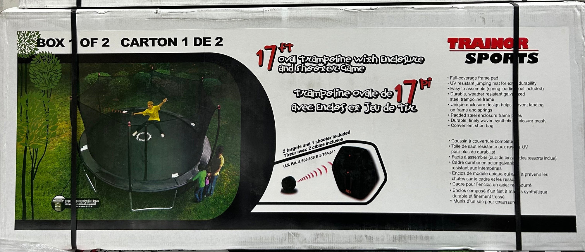 Trainor Sports 17-ft Trampoline with Enclosure (CURBSIDE PICK UP ONLY)