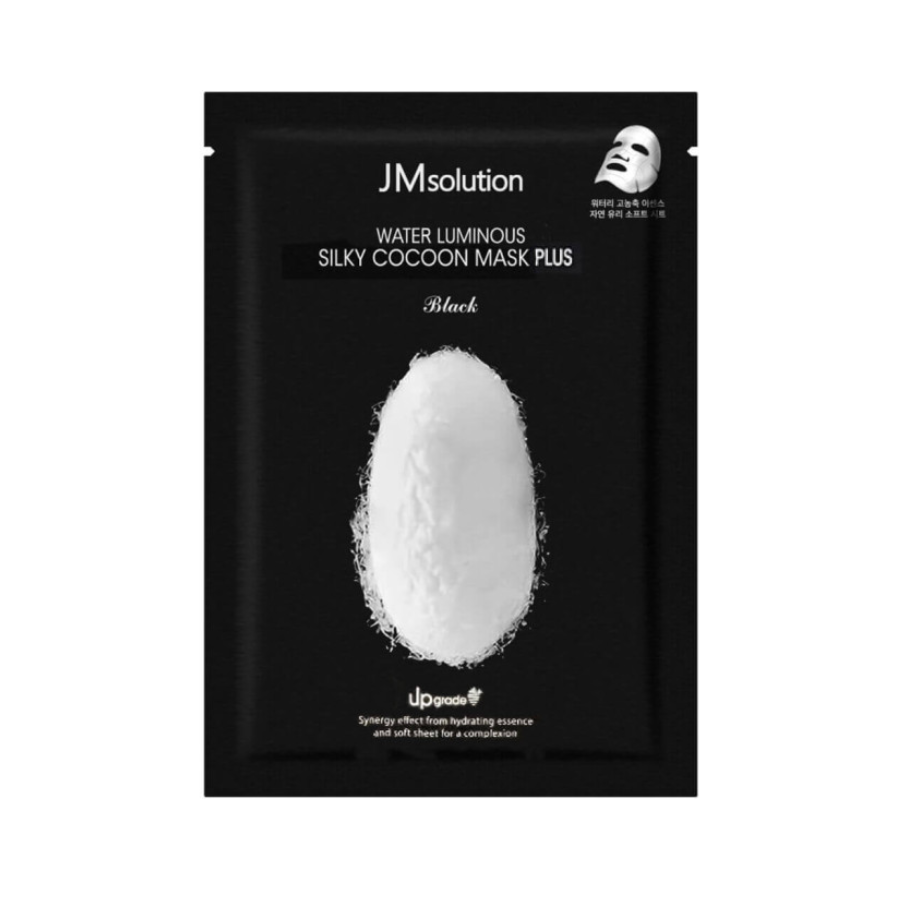 JM Solution Water Luminuous Silky Cocoon Black Mask (1 sheet)