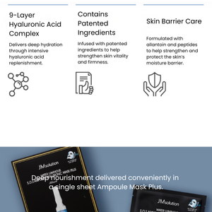 Jm Solution Water Luminous SOS Ampoule Hyaluronic Mask (1 sheet)