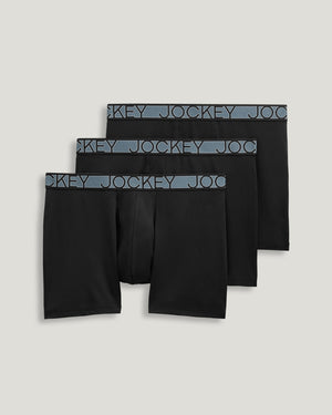 Jockey Active Microfiber Stretch Boxer Briefs 3 Pack